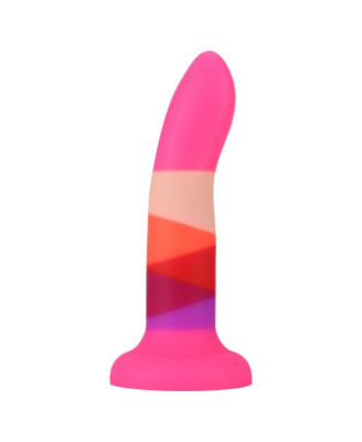 Gode ventouse 6 couleurs rose 